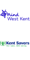 Logos - West Kent Mind  and Kent Savers Credit Union