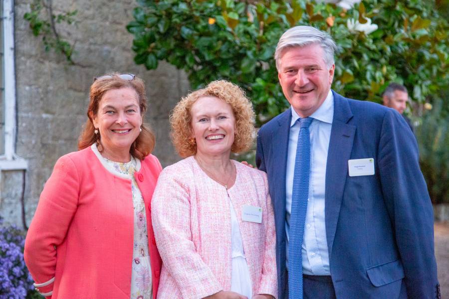 Kate Fenwick DL, Kent Community Foundation CEO Josephine McCartney and Hugo Fenwick