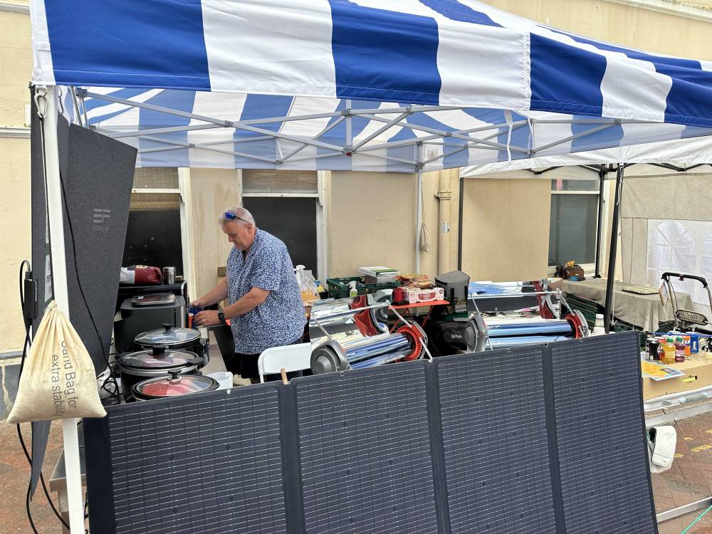 Solar panel cooking