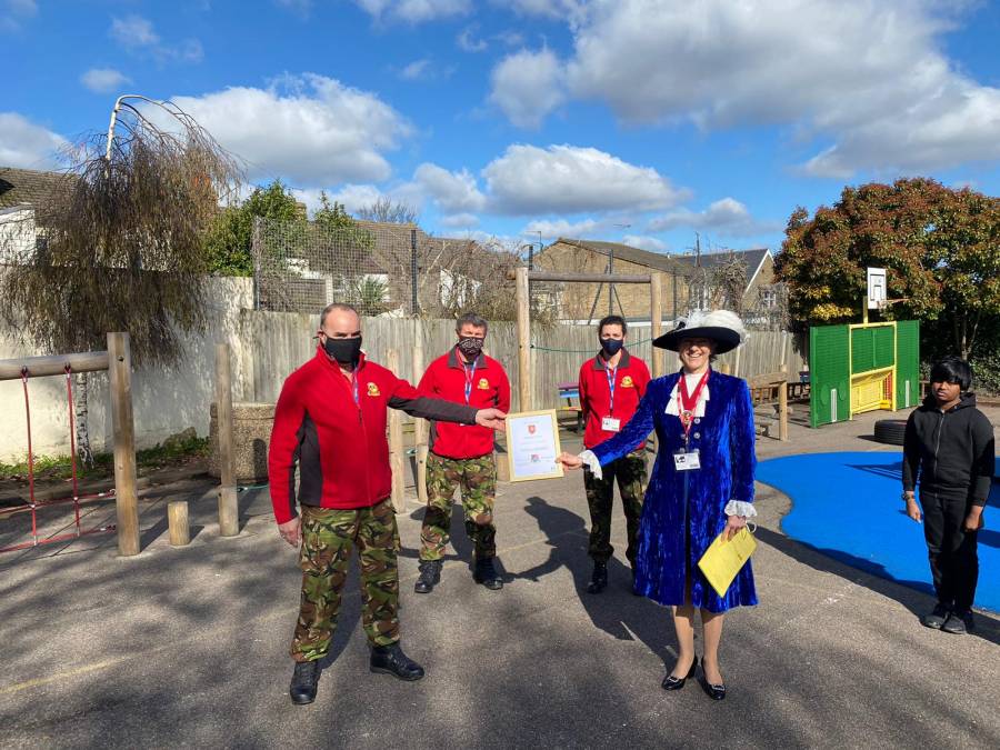 Challenger Troops - winner High Sheriff of Kent Awards 2021