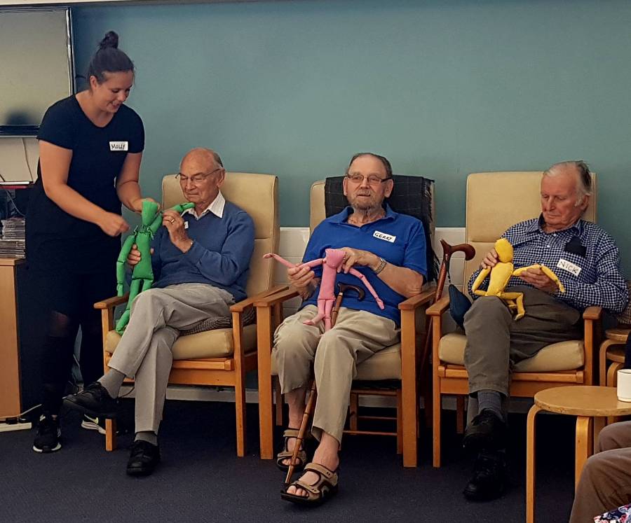 Theatre company use puppetry to help people living with dementia